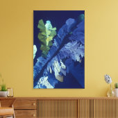 Wijnsteenzuurkristallen 2 canvas afdruk (Insitu (Woonkamer))