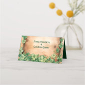 Wijnstok op hout St Patricks Day bruiloft escort (Achterkant)