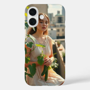 Wijnstokken en Velvet Skies iPhone 16 Hoesje