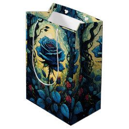 Wijnstokken van blauw Roos 1 Medium Cadeauzakje