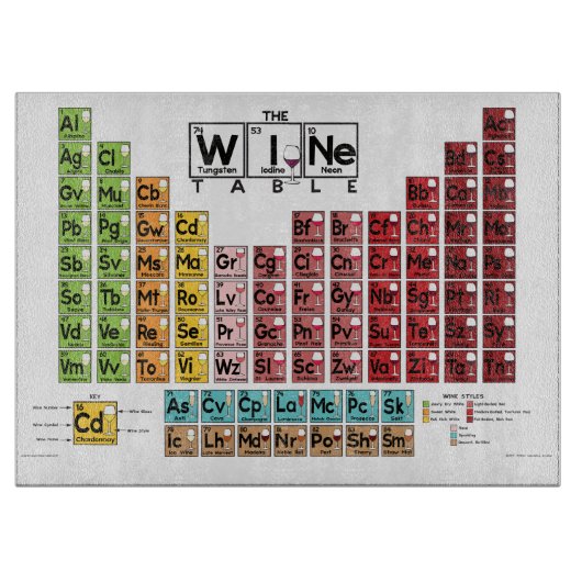 Wijntafel Snijplank (Voorkant)