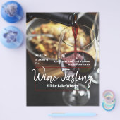 Wijntest Winery Flyer-Poster Flyer (Enkel)