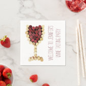 Wijntesteeltpartij Aangepaste servetten (Insitu)