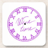 Wijntijd op een bier onderzetter (Voorkant)