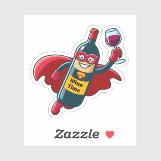 Wijntijd Sticker (Vel)