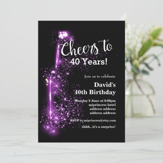 Wijnverjaardagsuitnodiging, schaadt elk jaar! kaart (Staand voorkant)