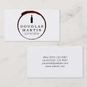 Wijnvlek | Rode Kunstzinnigheid Visitekaartje (Voorkant / Achterkant)