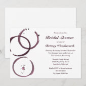 Wijnvlek Vineyard Bruids Douche Uitnodigingen (Voorkant / Achterkant)