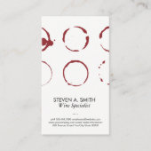 Wijnvlekken | Wijngaard Visitekaartje (Voorkant)