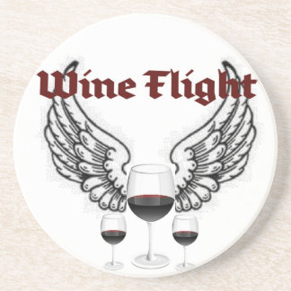 WIJNVLUCHTEN EN RODE WIJNAFDRUKKEN ZANDSTEEN ONDERZETTER