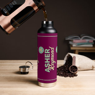 Wijnwaterfles met naam waterfles