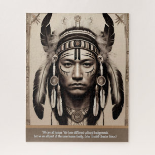 Wijsheid uit de stemmen van Native Americans Legpuzzel