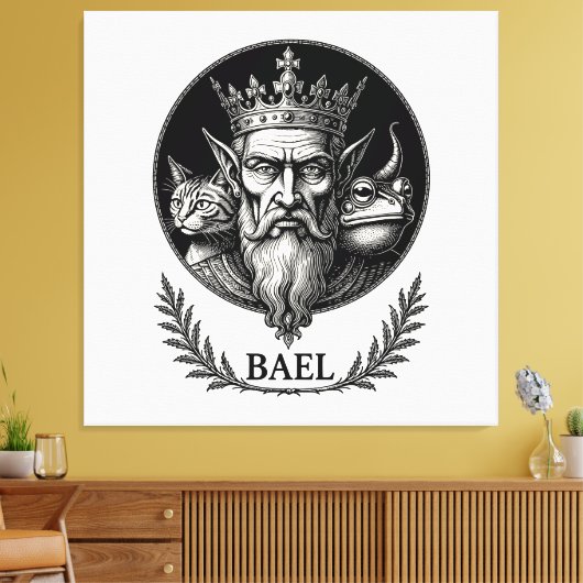 Wijsheid van de drievoudige blik van Bael Canvas Afdruk (Insitu (Woonkamer))