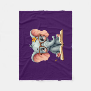 wijze Baby-olifant Fleece Deken