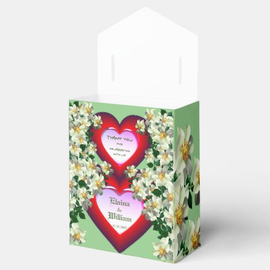 Wijze Bruiloft, Liefde, Verloving, Valentijn Bedankdoosjes (Geopend)