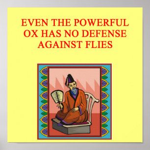 wijze chinese spreekster poster