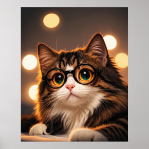 wijze kat poster