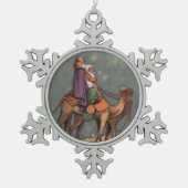 Wijze Mannen, Camel Art Snowflake Ornament (Voorkant)