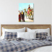 Wijze mannen van het Oosten of Drie Koningen Canvas Afdruk (Insitu (Slaapkamer))