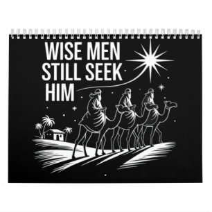 Wijze mannen zoeken Hem nog steeds Kerstmis christ Kalender
