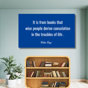 Wijze mensen citeren in Deep Blue Poster