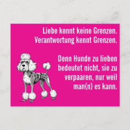 Wijze moderne Dog Briefkaart
