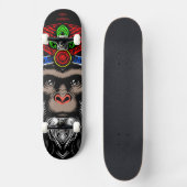 Wijze Oude Aap Skateboard (Voorkant)