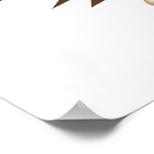 wijze oude uil-omlijsting poster (Hoek)