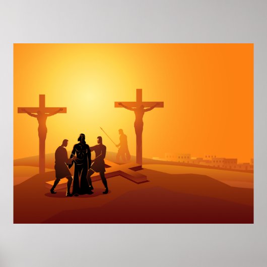 Wijze van het Poster van het 10de station van het  (Voorkant)