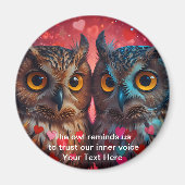 Wijze woorden van de uil magneet (Voorkant)