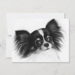 Wijze Ziel - Met de Hand Geschilderd Portret van e Briefkaart