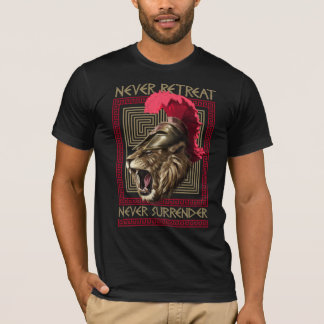 Wijzerplaat geschiedenis: Spartan Lion T-shirt