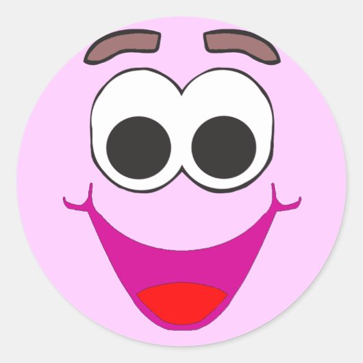 Wijzerplaat" Ronde Sticker (Voorkant)