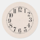 WIJZERPLAAT RONDE STICKER (Voorkant)