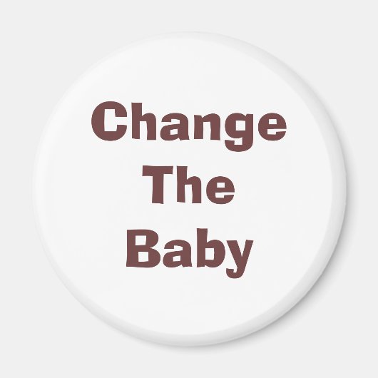 Wijzig de Baby Magneet (Voorkant)