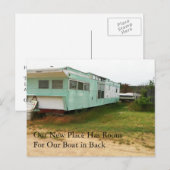 Wijziging adreskaart: achteraan boden aankondigingskaart (Voorkant / Achterkant)