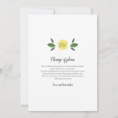 Wijziging datum Vrijgezellenfeest uitgestelde kaar Save The Date (Achterkant)