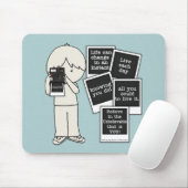 Wijziging in een ogenblikkelijk muismat (Met muis)