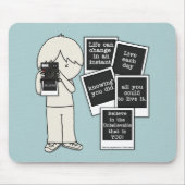 Wijziging in een ogenblikkelijk muismat (Voorkant)