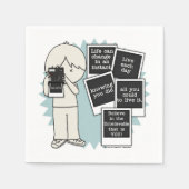 Wijziging in een ogenblikkelijk servet (Voorkant)