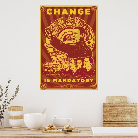 Wijziging is verplicht Poster (Keuken)