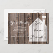 Wijziging van adres briefkaart we hebben verhuisd (Voorkant / Achterkant)