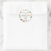 Wijziging van adres ronde sticker (Tas)