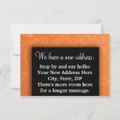 Wijziging van adres We verhuisden het huis met war Aankondiging (Achterkant)