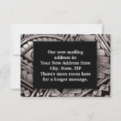 Wijziging van adres We verhuisden het huis met war Aankondiging (Achterkant)