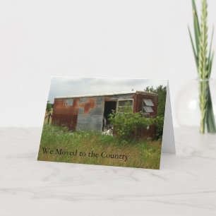 Wijziging van adreskaart: Verplaatst naar het land Aankondiging