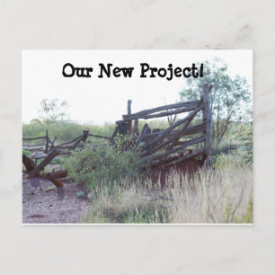 Wijziging van adreskaartjes Australisch Thleed Briefkaart