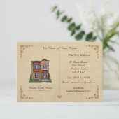 wijziging van adresnota Kaart (Staand voorkant)