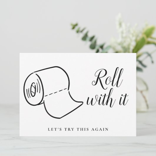 Wijziging van Datum Uitgestelde geannuleerde gebeu Kaart (Staand voorkant)