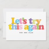 Wijziging van Datum Uitgestelde geannuleerde gebeu Save The Date (Voorkant)